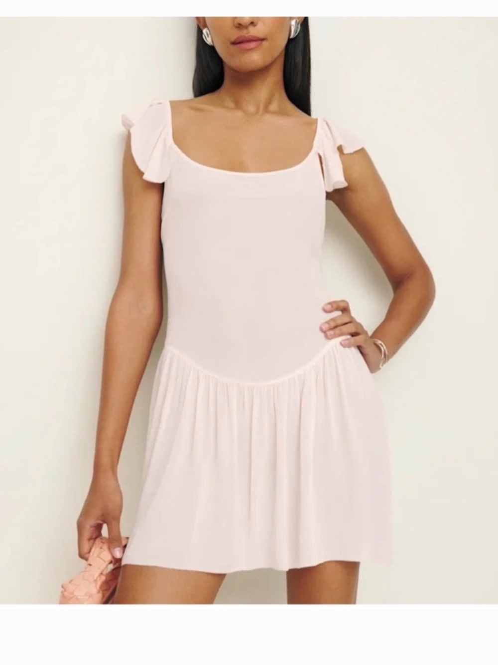 NWT REFORMATION x New York City Ballet Maire Dress Slip Dress Blush Pink Medium